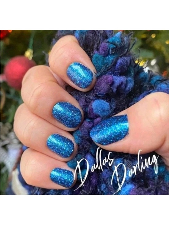 Other - Color Street real nail polish strips Dallas Darling FMG184 blue teal purple NIP